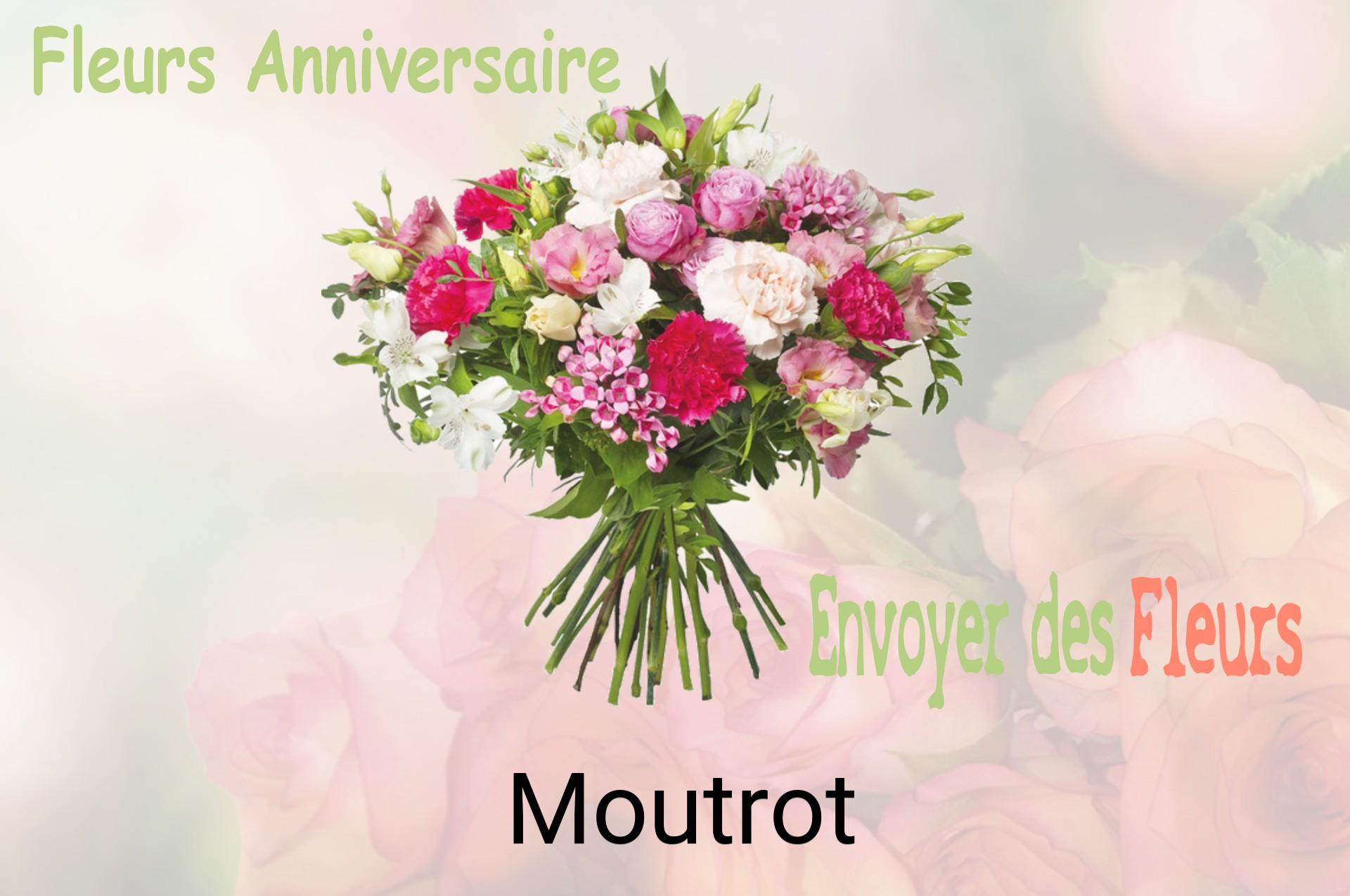 Bouquet de fleurs d’anniversaire livré à Moutrot