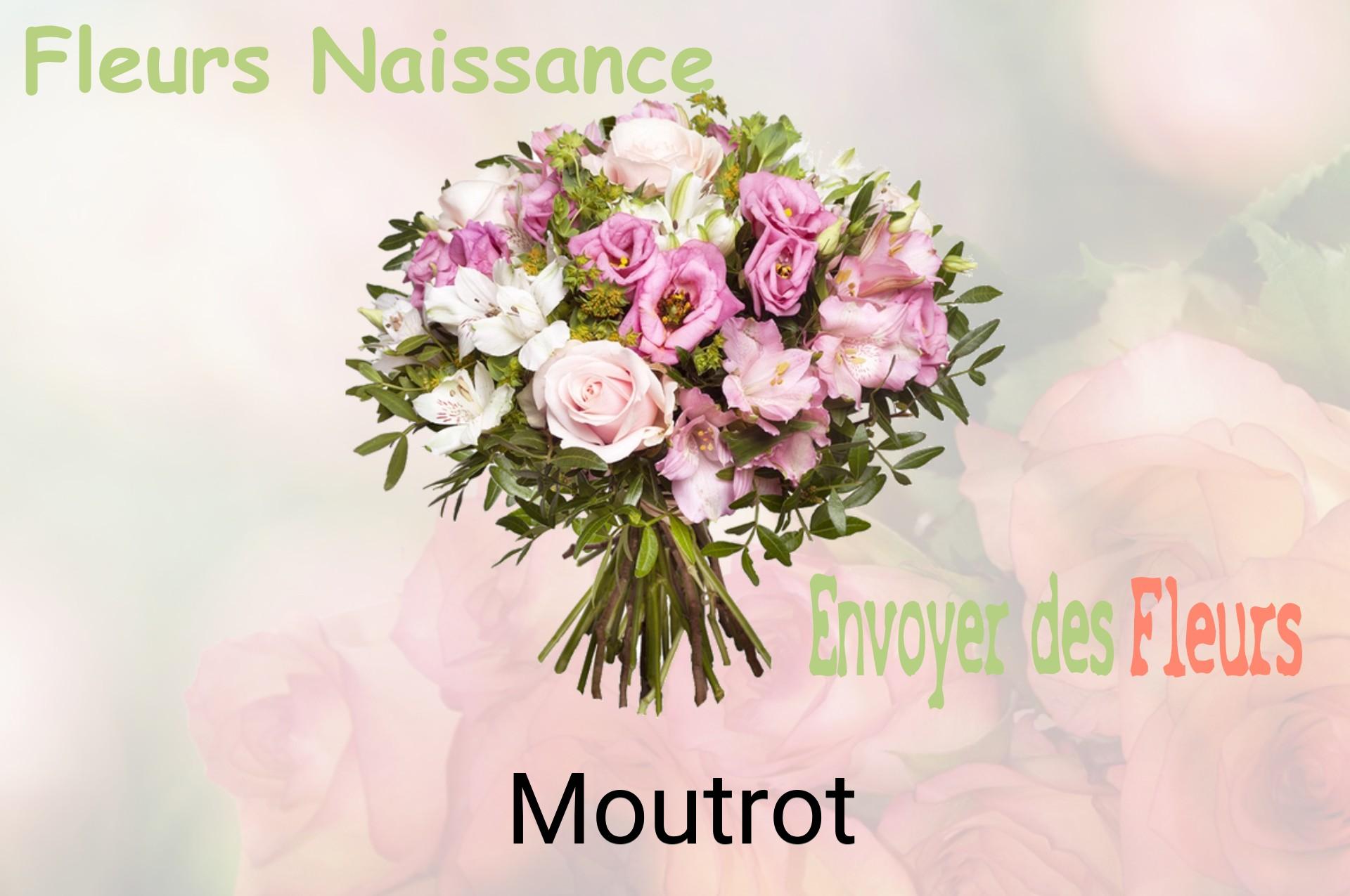 Bouquet de fleurs de naissance livré à Moutrot